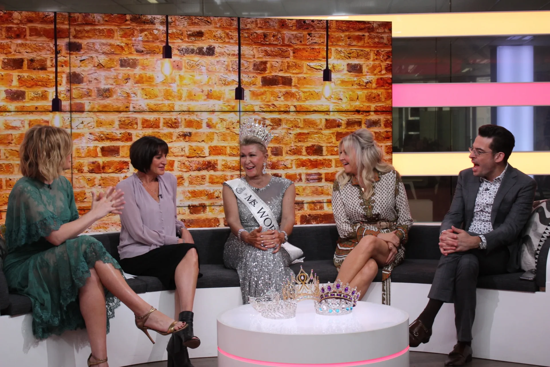 Robbie Canner appears live on the couch on Channel 10's Studio 10 | August 2019